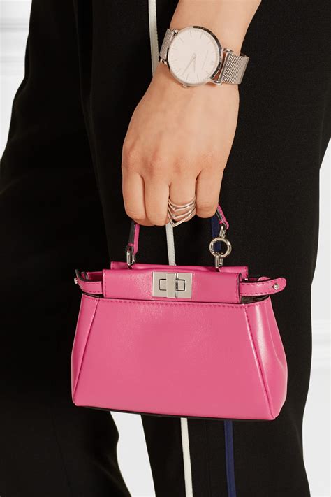 fendi bag pink peekaboo